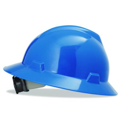 msa topgard full brim hard hats