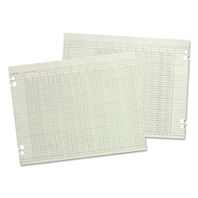 Looseleaf Minute Book Ledger Sheets 100 Sheet/Box Ivory Linen 14 x 8-1/2 