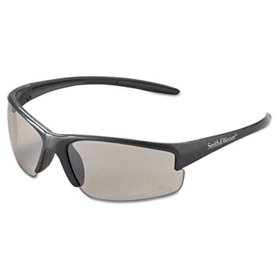Equalizer safety eyewear, gun metal frame, indoor/outdoor lens, sold as 1 each