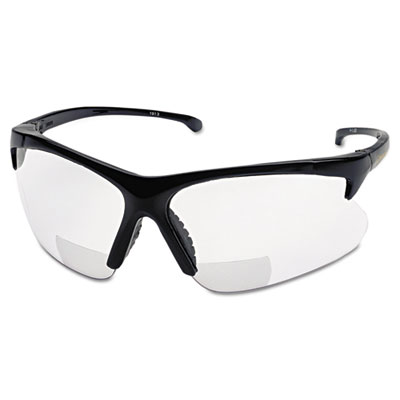 V60 30-06 rx safety readers, black frame, clear lens, 2.5 diopter, sold as 1 each