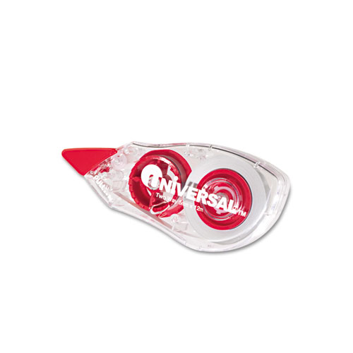 Correction Tape with Two-Way Dispenser, Non-Refillable, 1/5" x 472", 6/Pack
