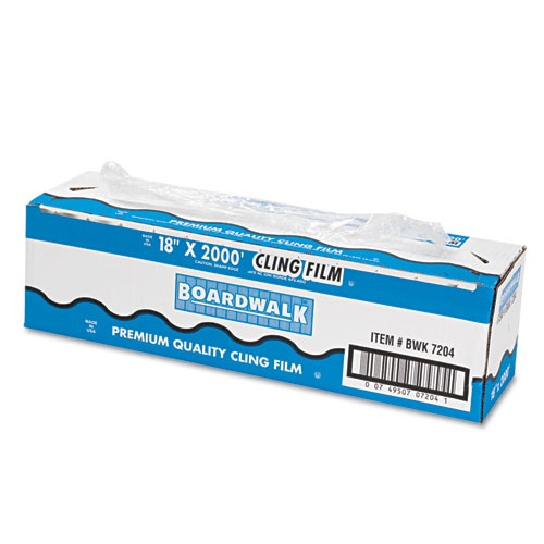 PVC Food Wrap Film, 18" x 2000-ft. Roll