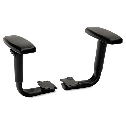 Height-Adjustable T-Arms for Volt Series Task Chairs, Black