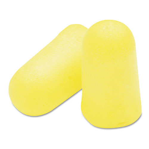 E-A-R TaperFit 2 Self-Adjusting Earplugs, Uncorded, Foam, Yellow, 200 Pairs/Box