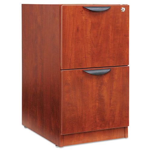 Valencia File/File Drawer Full Pedestal, 15-5/8 x 22-7/8 x 28-1/2, Medium Cherry