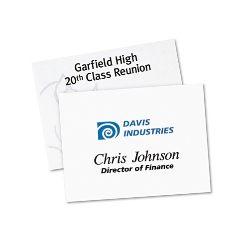 Additional White Laser/Inkjet Inserts, 3 x 4, White, 300/Box