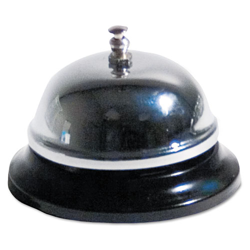Call Bell, 3-3/8" Diameter, Brushed Nickel