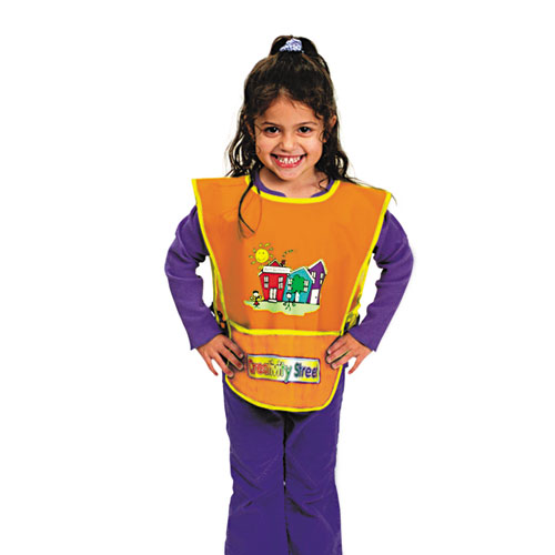 Kraft Artist Smock, Fits Kids Ages 3-8, Vinyl, Bright Colors