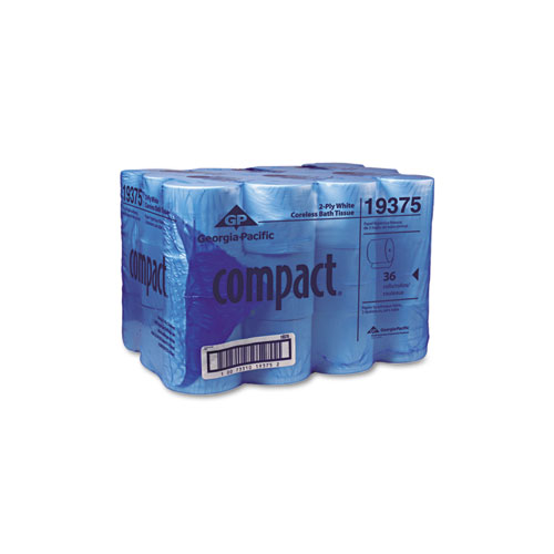 Coreless Bath Tissue, 1000 Sheets/Roll, 36 Rolls/Carton