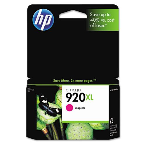 CD973AN (HP 920XL) High-Yield Ink, 700 Page-Yield, Magenta