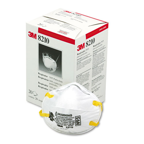 Lightweight Particulate Respirator 8210, N95, 20/Box