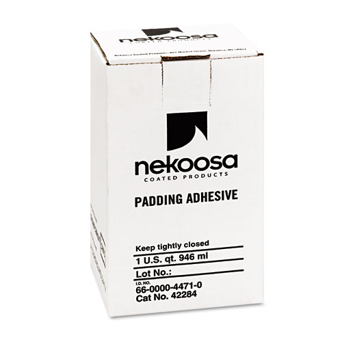 Coated Products Fan-out Padding Adhesive, 32 oz, Liquid