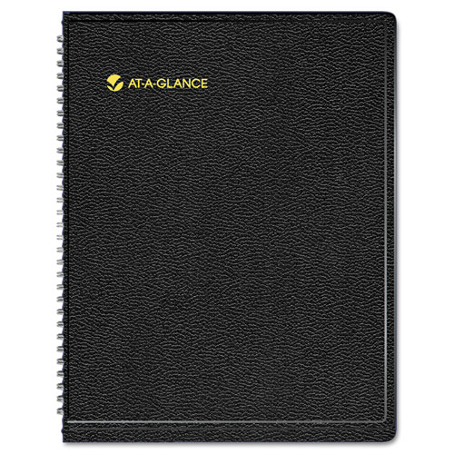 Recycled Weekly Appointment Book, Black, 8 1/4" x 10 7/8", 2012