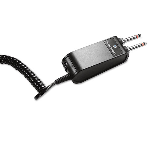 Modular Dual-Prong Plug Headset/Handset-To-Telephone Adapter