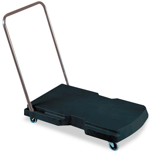 Utility-Duty Home/Office Cart, 250 lb Capacity, 20-7/8 x 31-3/4 Platform, BK