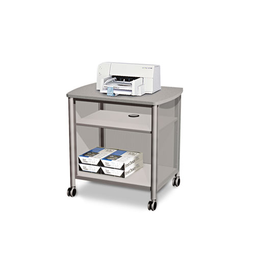 Impromptu Machine Stand, 1-Shelf, 26-1/4w x 21d x 26-1/2h, Gray/Gray