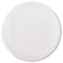 White Paper Plates, 9" Diameter, 10 Bags of 100/Carton