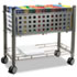 Smartworx File Cart, 1-Shelf, 28-1/4w x 13-3/4d x 27-3/8h, Matte Gray