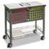 Smartworx File Cart, 1-Shelf, 29-1/8w x 14d x 28-3/8h, Matte Gray