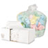 High Density Can Liners, 30 gal, 10 mic, 30 x 37, Natural, 500/Carton
