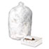 High Density Can Liners, 55-60gal, 14 mic, 38 x 60, Natural, 200/Carton
