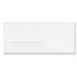 Poly-Klear Grip-Seal Window Envelopes, #10, 24lb, White Wove,100/Box