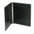Economy Vinyl Round Ring View Binder, 11 x 8-1/2, 1" Capacity, Black