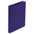 Basic Vinyl Round Ring Binder, 1/2" Capacity, Dark Blue