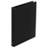 Basic Vinyl Round Ring Binder, 1/2" Capacity, Black