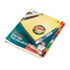 Gold Pro Insertable Tab Index, Multicolor 8-Tab, Letter, Buff Sheets