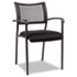 Eikon Series Stacking Mesh Guest Chair, Black, 2/Carton