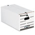 String/Button Storage Box, Letter, Fiberboard, White, 12/Carton