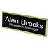 Custom Door/Wall Sign, 2x8, Gold Holder, ABS Sign