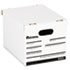 Economy Storage Box, Lift-Off Lid, Letter/Legal. White, 12/Ct