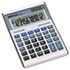 6500 Executive Desktop Loan Calculator, 12-Digit LCD, Black/Silver - View 1
