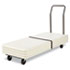 Folding Table Cart, 20-1/2w x 72d, Charcoal