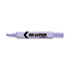Desk Style Highlighter, Chisel Tip, Fluorescent Purple Ink