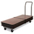 Folding Table Cart, 20-1/2w x 72d, Charcoal - View 2