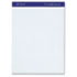 Evidence Quad Dual-Pad, Quadrille Rule, Letter, White, 100-Sheet Pad