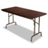 Folding Table, Rectangular, 60w x 30d x 29h, Walnut