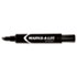 Permanent Marker, Regular Chisel Tip, Black, Dozen