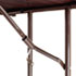 Folding Table, Rectangular, 72w x 30d x 29h, Walnut - View 2