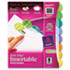 Style Edge Insertable Reference Dividers, 8-Tab, Letter, Assorted, 8/Set