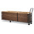 Folding Table Cart, 20-1/2w x 72d, Charcoal - View 5