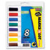 Desk Style Dry Erase Markers, Chisel Tip, Assorted, 8/Set