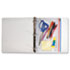 Zip-All Ring Binder Pocket, 8 1/2 x 11, Clear
