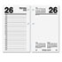 Desk Calendar Refill, 3 1/2" x 6", 2012 - View 1