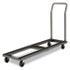 Folding Table Cart, 20-1/2w x 72d, Charcoal - View 8