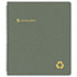 Recycled Monthly Planner, Black, 9" x 11", 2012-2013
