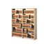 Snap-Together Open Shelving 6-Shelf Closed Add-On, Steel, 36w x 12d x 76h, Sand